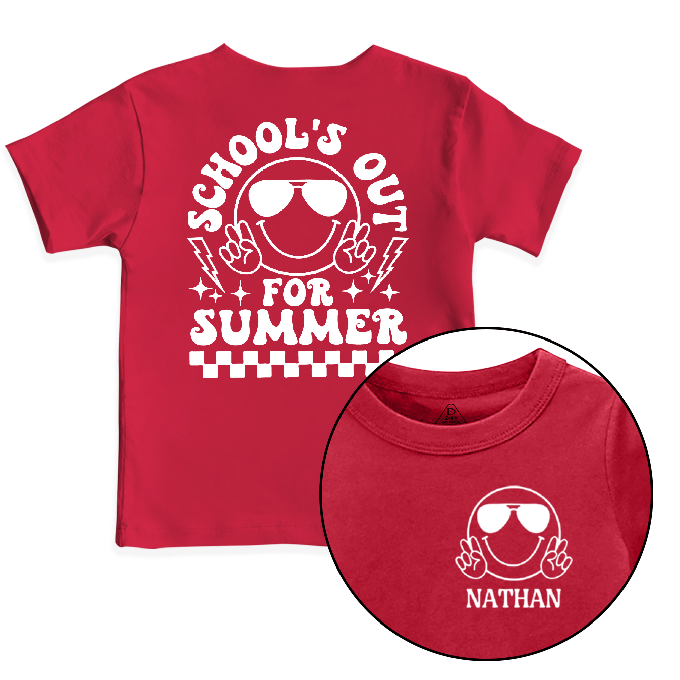 Schools Out For Summer Toddler&Kid's Tees Beepumpkin
