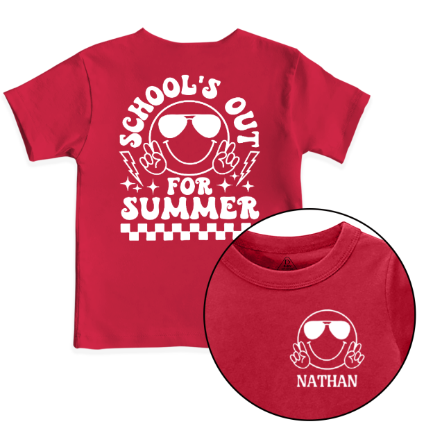 Schools Out For Summer Toddler&Kid's Tees Beepumpkin