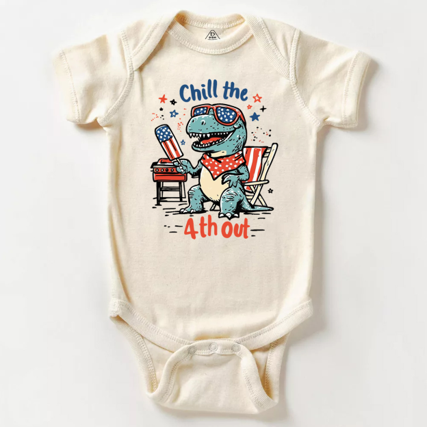 Chill The 4th Out Bodysuit Beepumpkin