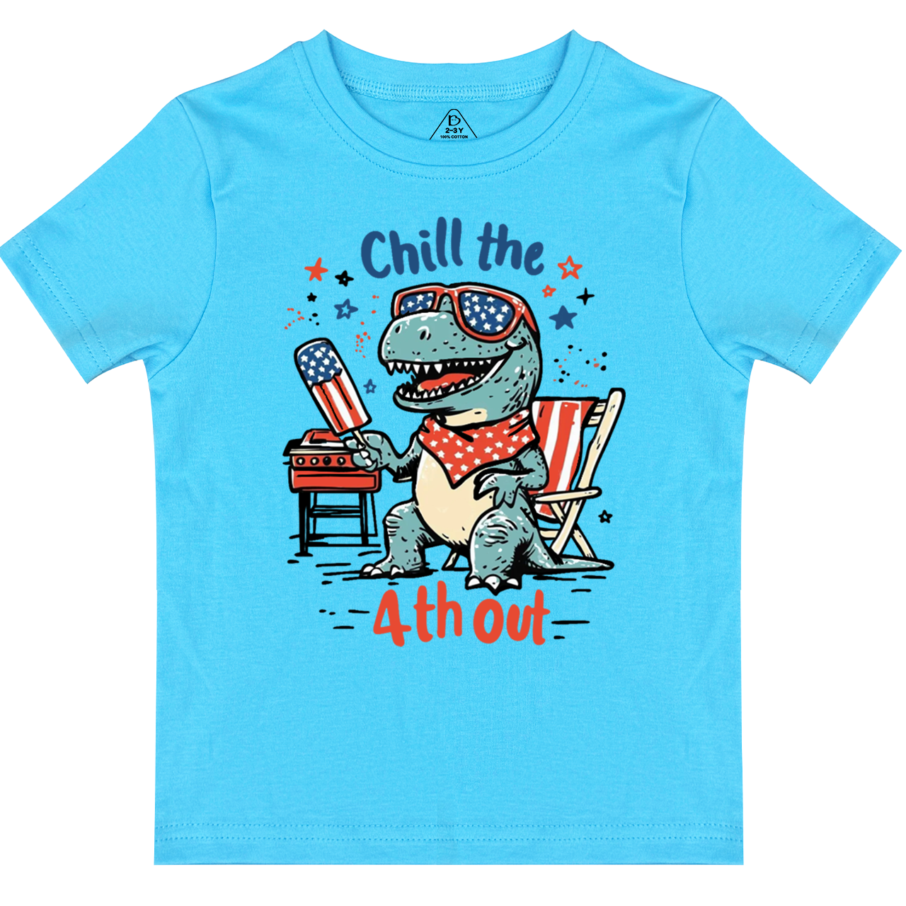 Chill The 4th Out Toddler&Kid's Tees Beepumpkin 