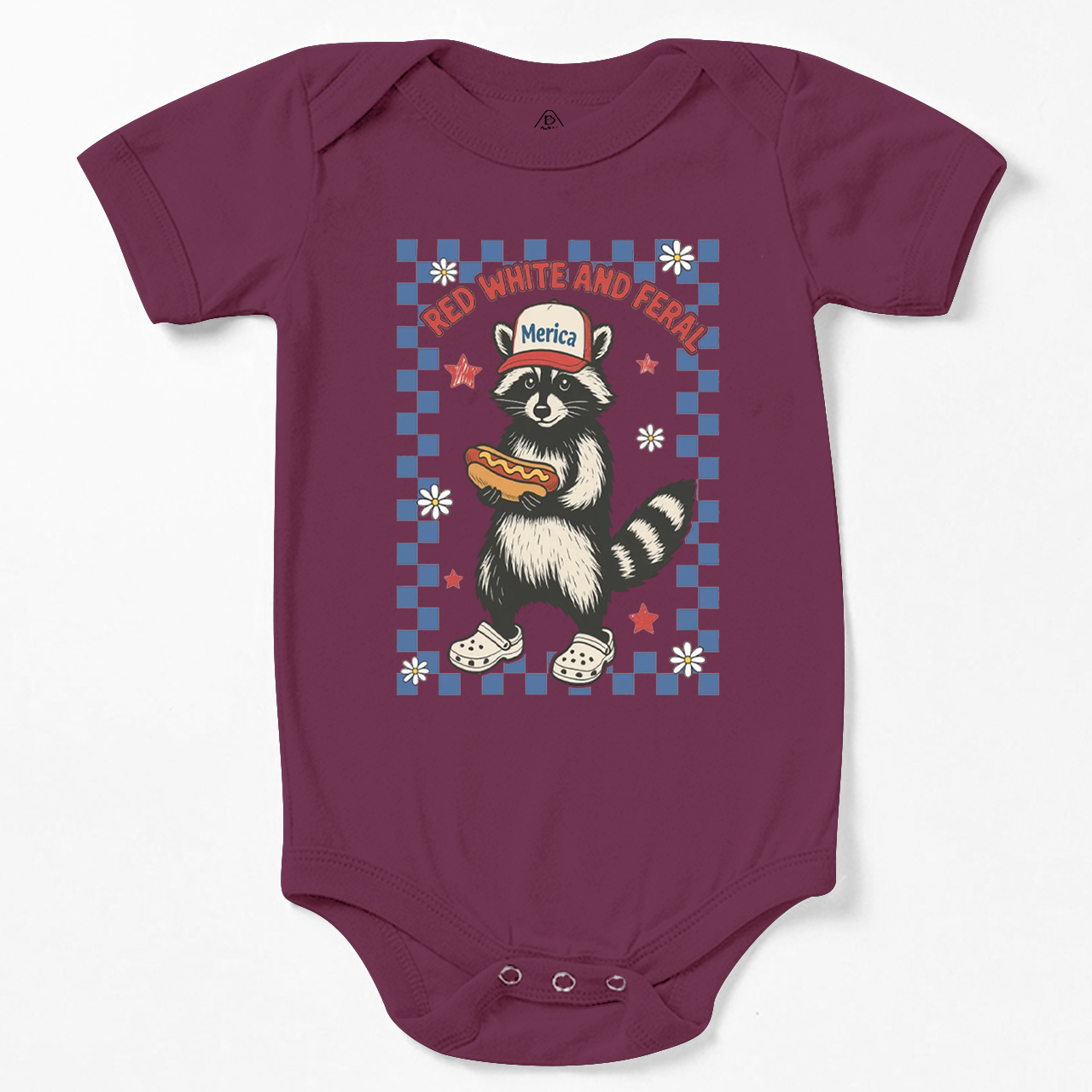 Red White And Feral Fourth Of July Bodysuit Beepumpkin