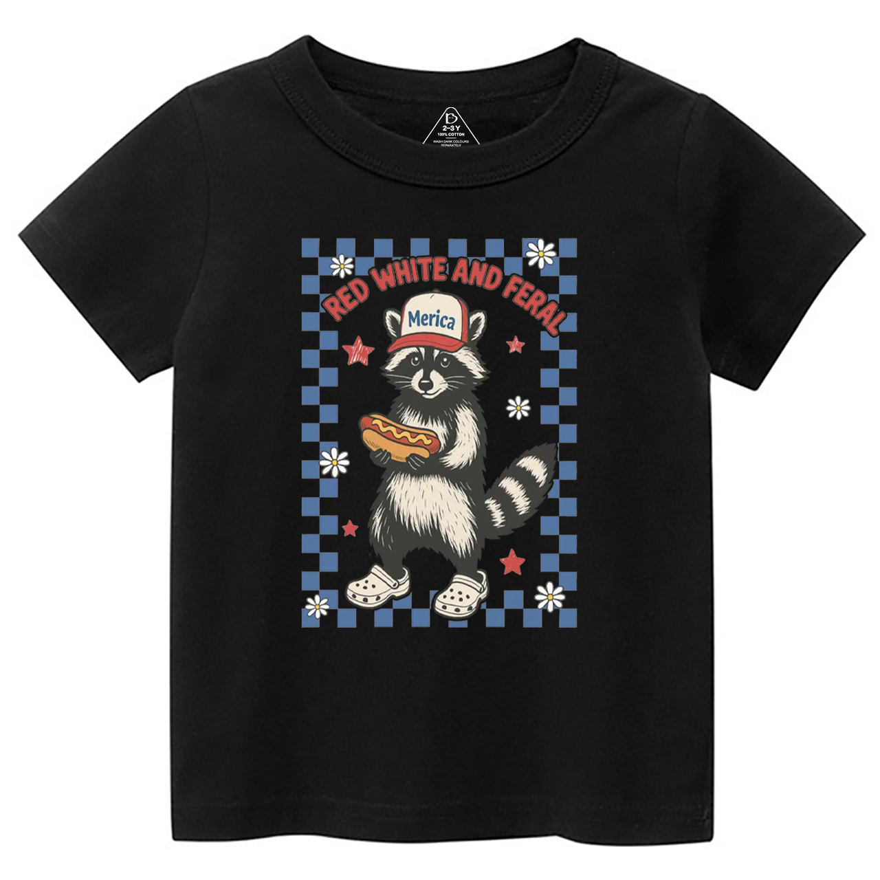 Red White And Feral Fourth Of July Toddler&Kid's Tees Beepumpkin 
