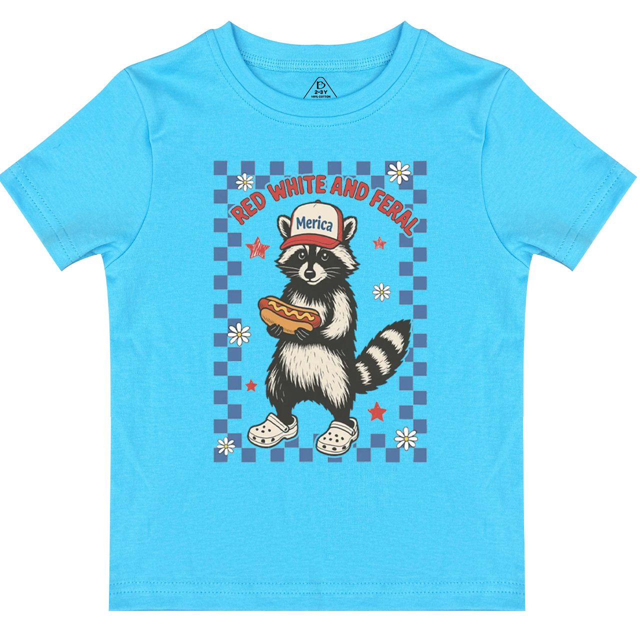 Red White And Feral Fourth Of July Toddler&Kid's Tees Beepumpkin 