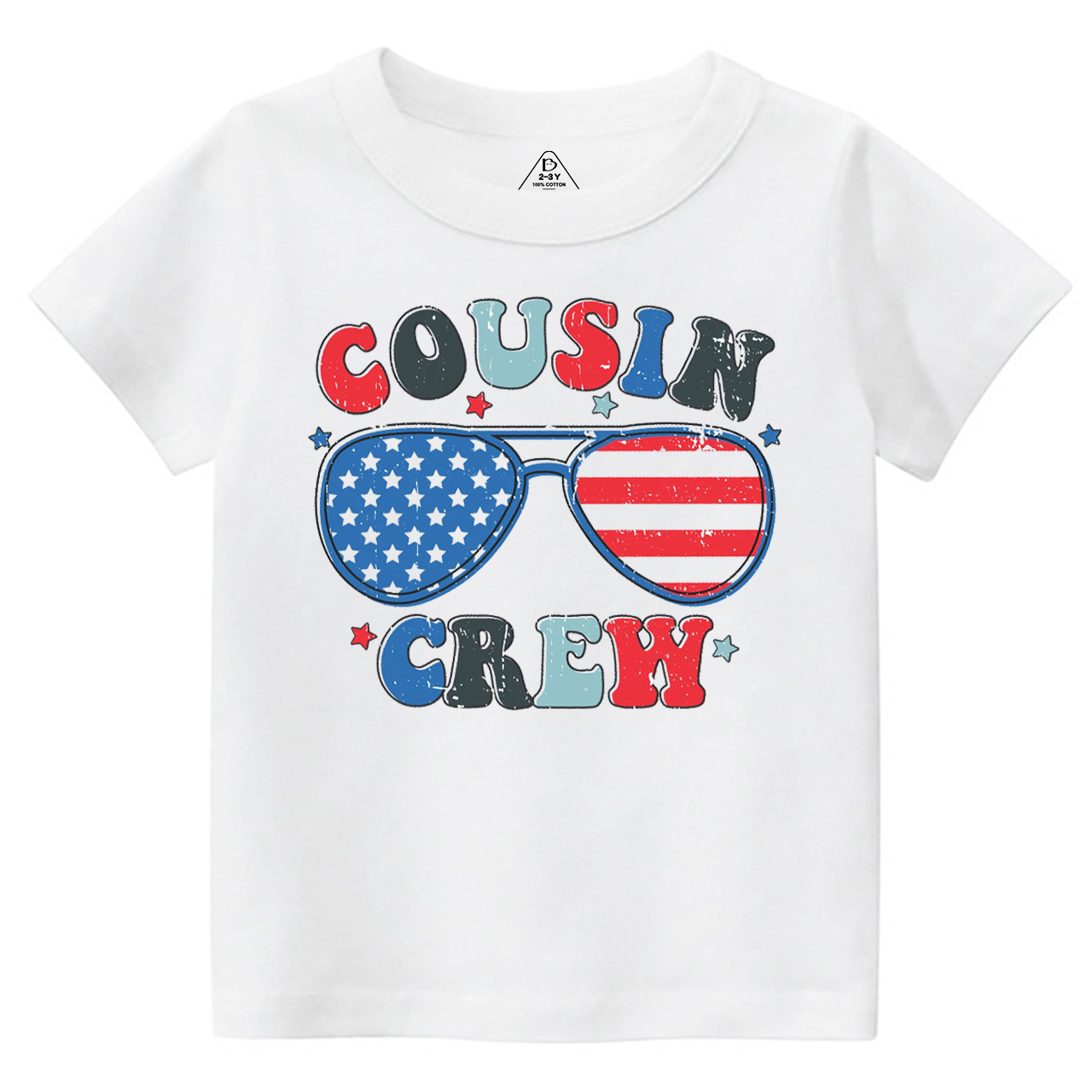 Cousin Crew 4th Of July Toddler&Kid's Tees Beepumpkin 