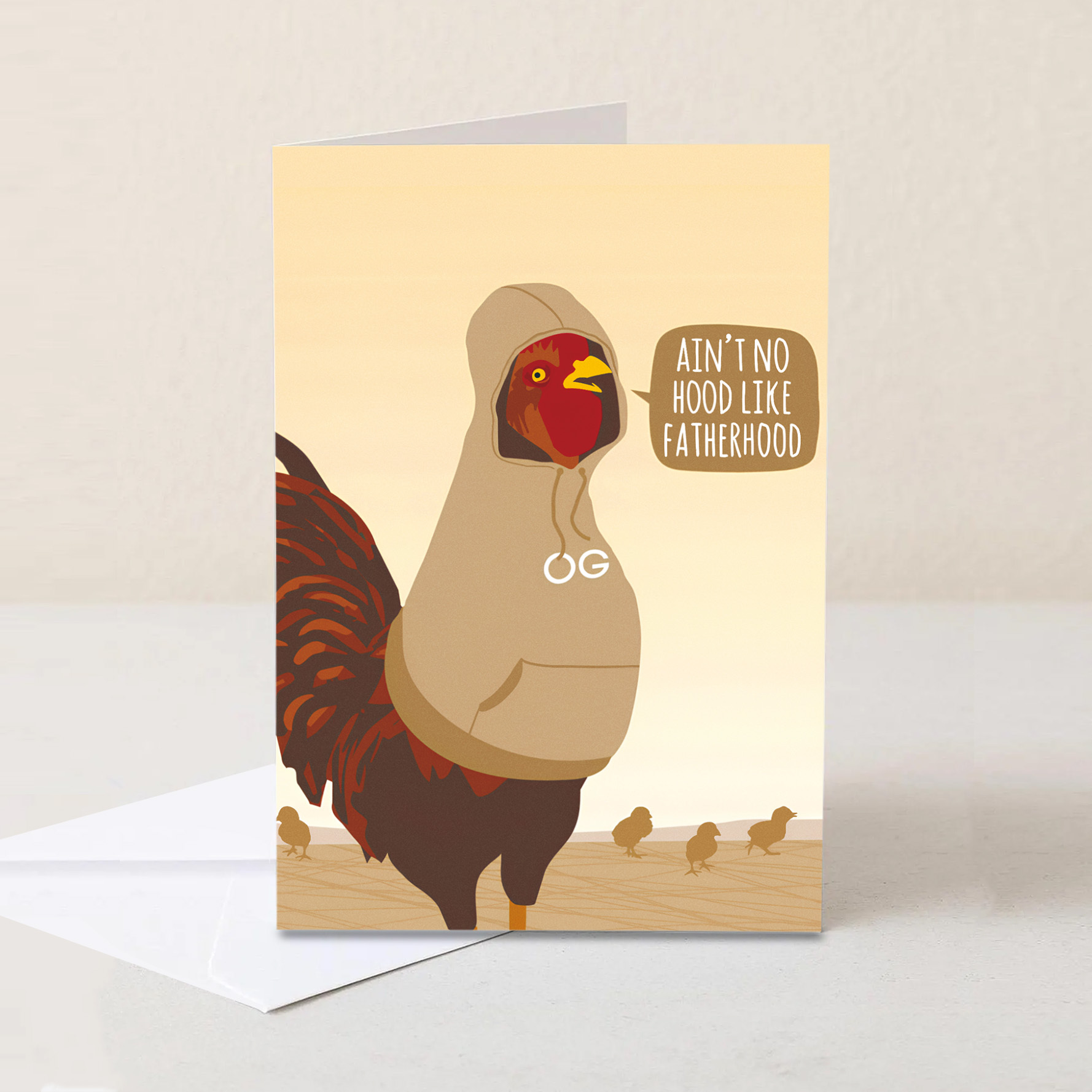 Ain’t no Hood Like Fatherhood Father's Day Card