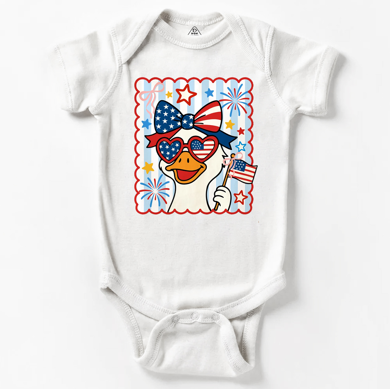 Patriotic Goose Bodysuit Beepumpkin
