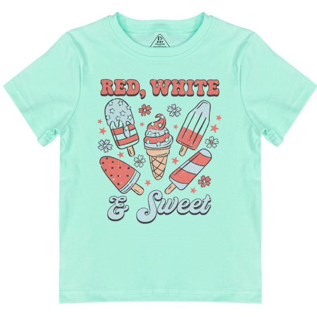 Red White And Sweet Toddler&Kid's Tees Beepumpkin 