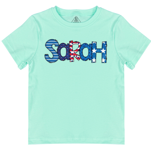Personalized Name Fourth Of July Toddler&Kid's Tees Beepumpkin 