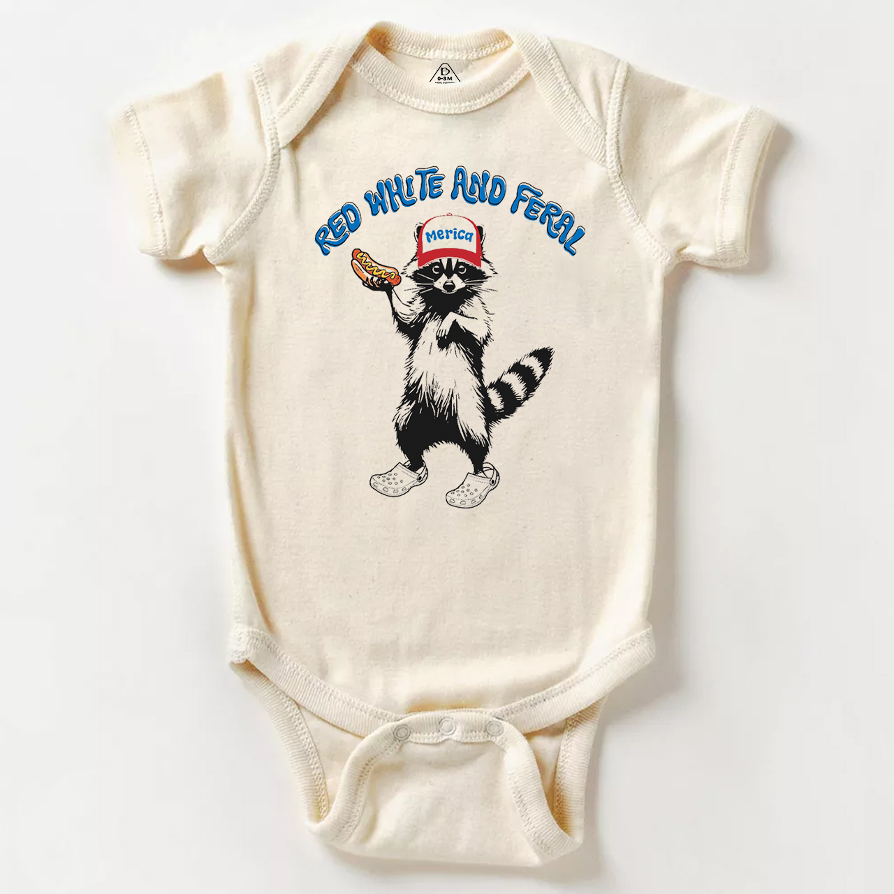 Red White And Feral Bodysuit Beepumpkin