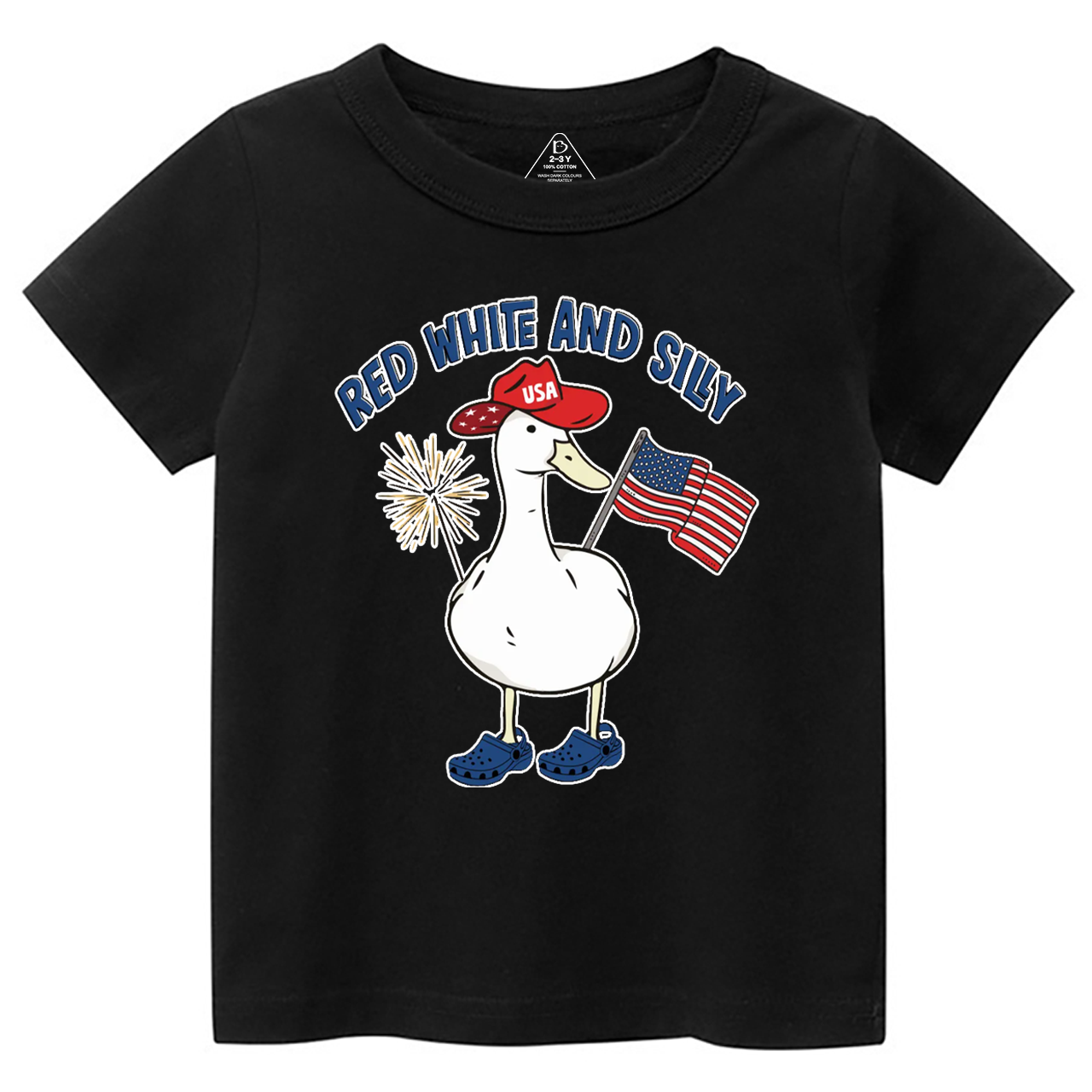 Red White And Silly Goose Toddler&Kid's Tees Beepumpkin 