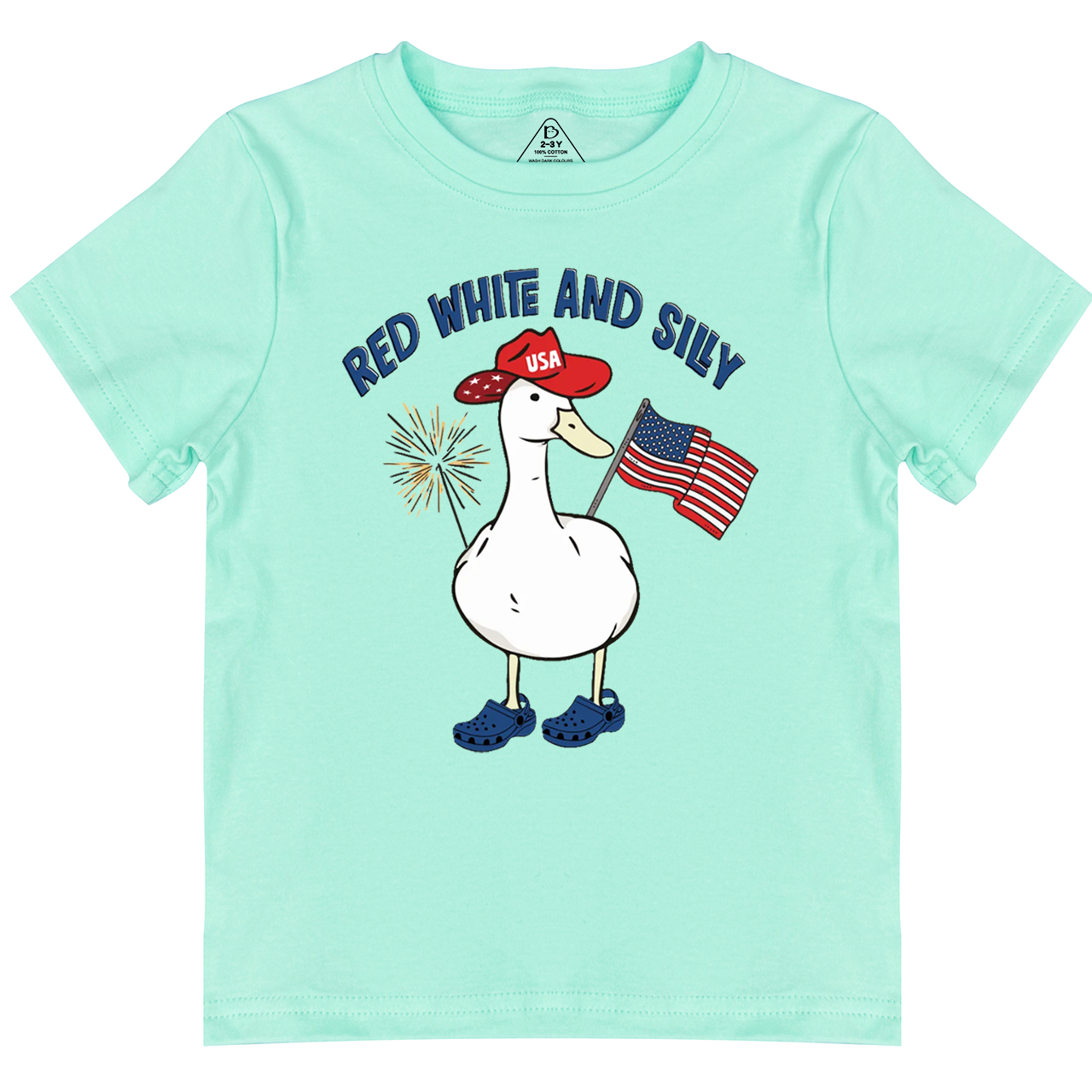 Red White And Silly Goose Toddler&Kid's Tees Beepumpkin 