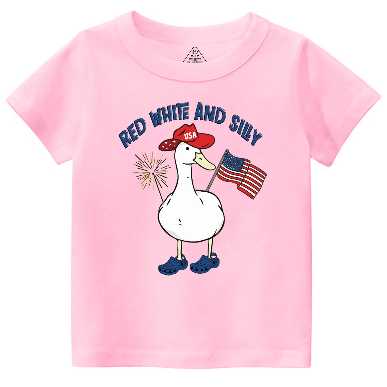 Red White And Silly Goose Toddler&Kid's Tees Beepumpkin 