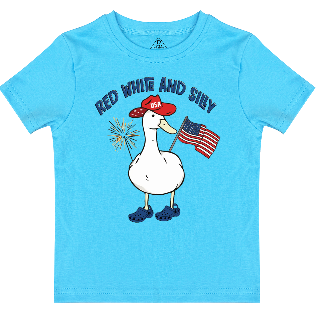 Red White And Silly Goose Toddler&Kid's Tees Beepumpkin 