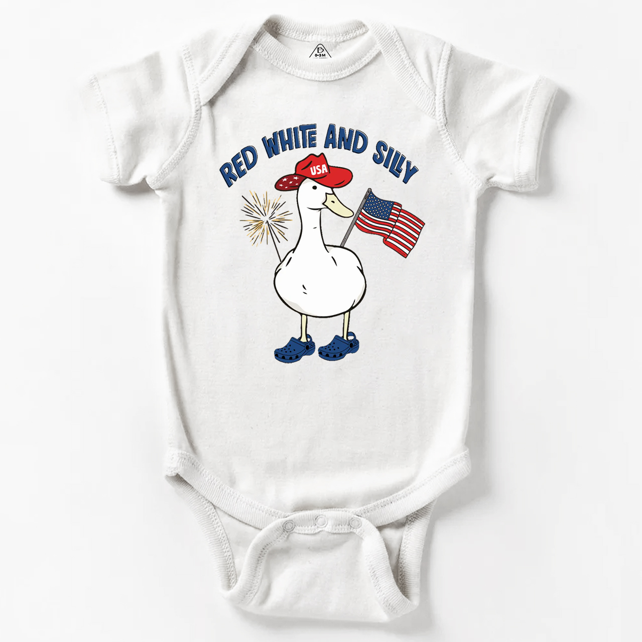 Red White And Silly Goose Bodysuit Beepumpkin