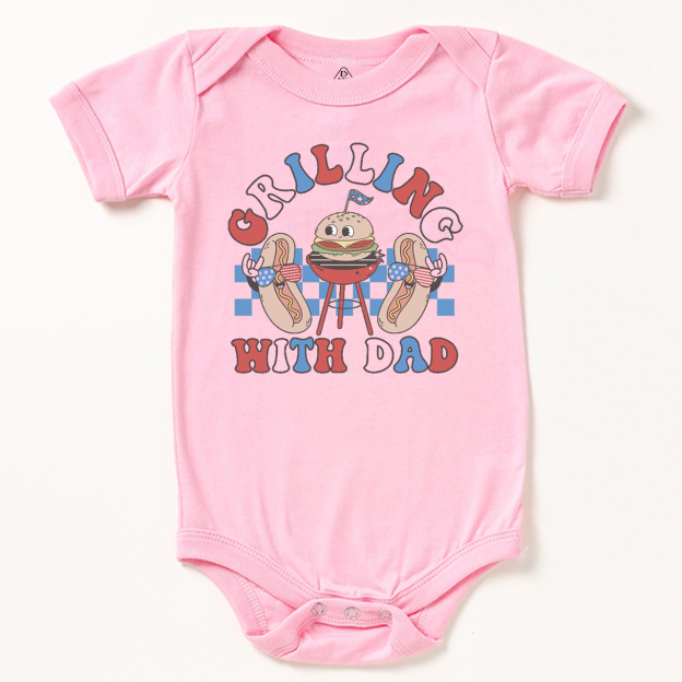 Grilling With Dad Bodysuit Beepumpkin