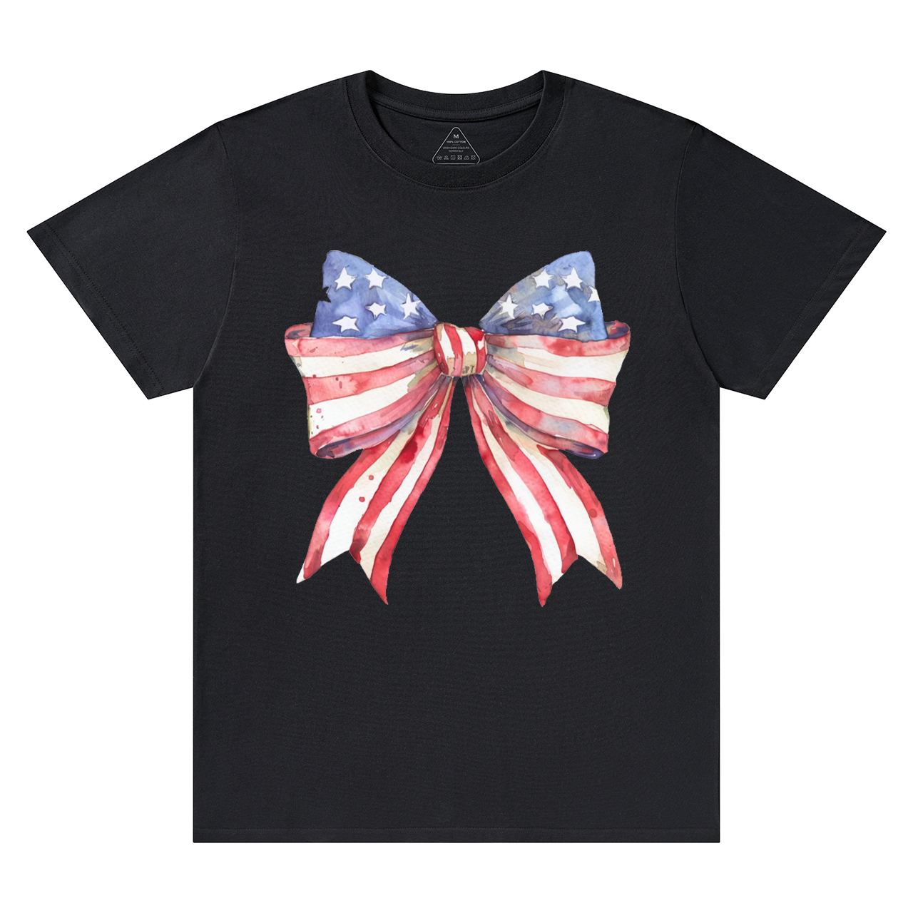 Coquette American Flag Mama T-Shirts
