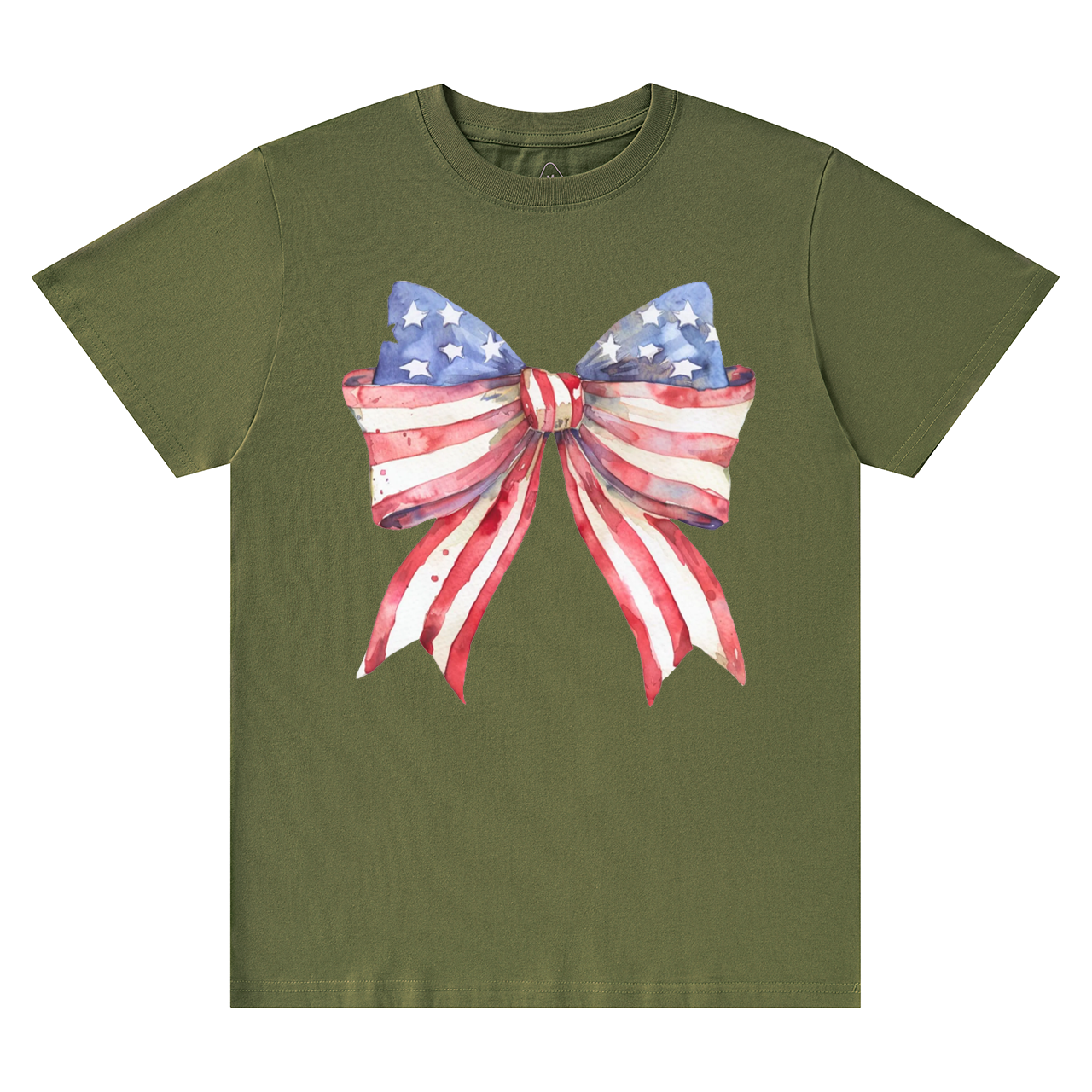 Coquette American Flag Mama T-Shirts
