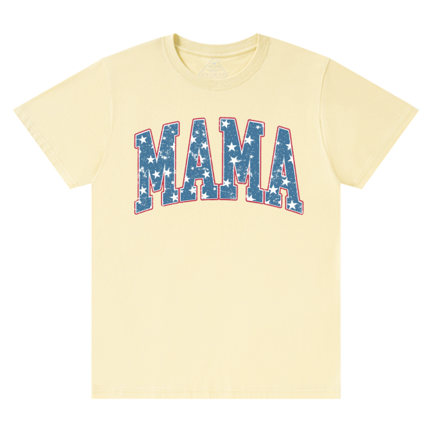 Retro USA Comfort Color Mama T-Shirts