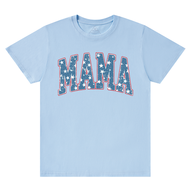 Retro USA Comfort Color Mama T-Shirts