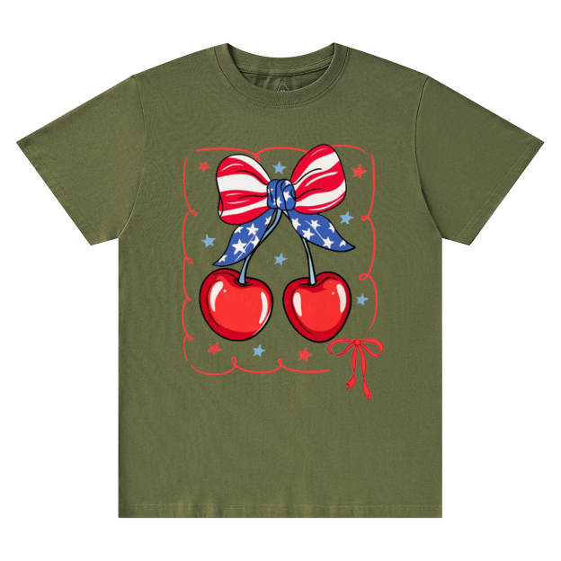 4th July Cherry Mama T-Shirts