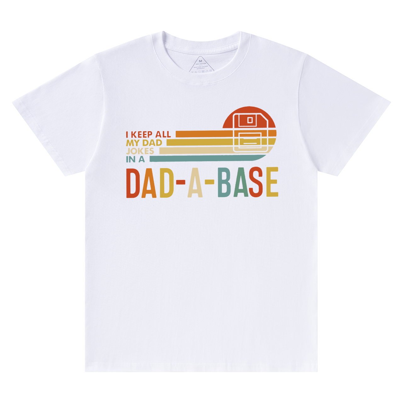 I Keep All My Dad Jokes In Dad A Base T-shirt