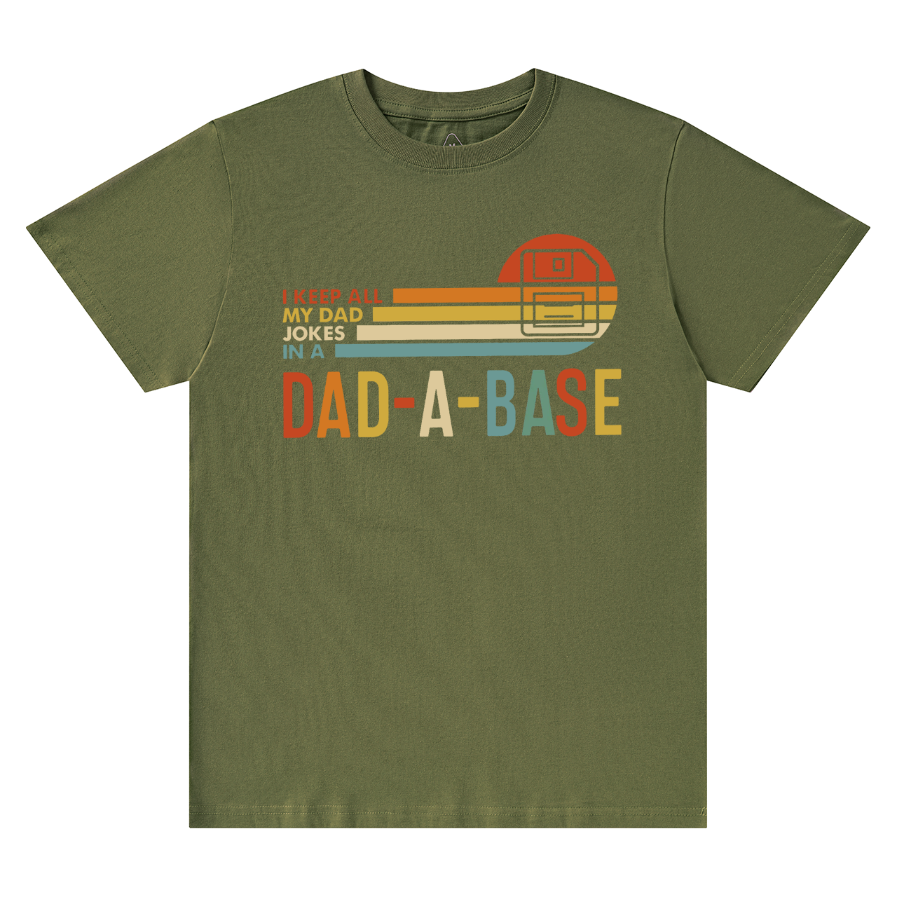 I Keep All My Dad Jokes In Dad A Base T-shirt