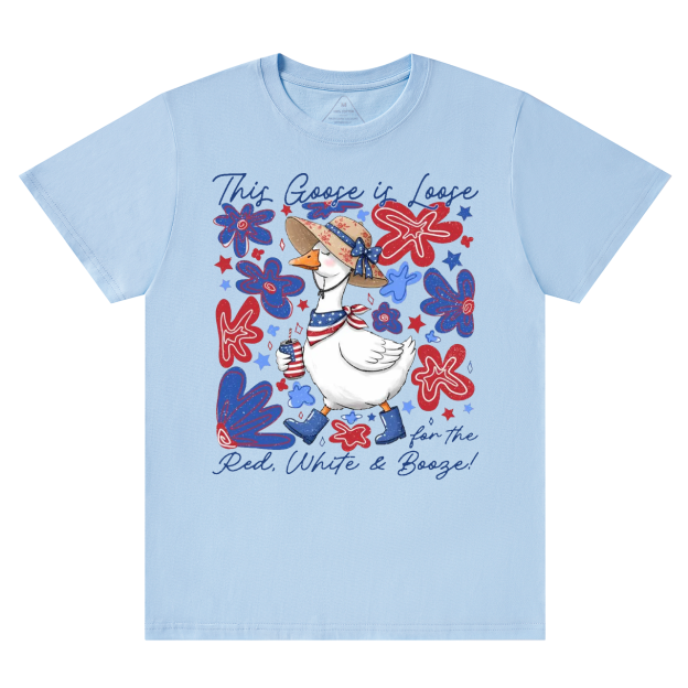 4th Of July Goose Mama T-Shirts