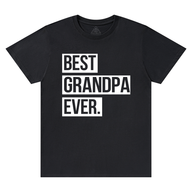 Best Grandpa Ever Grandparents T-shirt