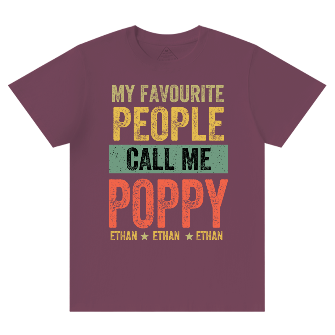 Call Me Poppy Grandpa Shirt Personalized With Name