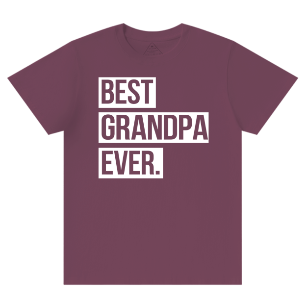 Best Grandpa Ever Grandparents T-shirt