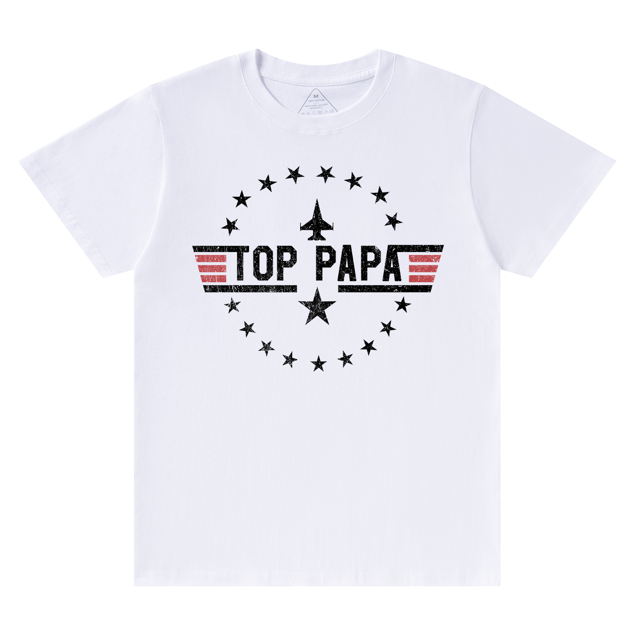 Top Papa Dad and me Gift Funny Dad T-shirt