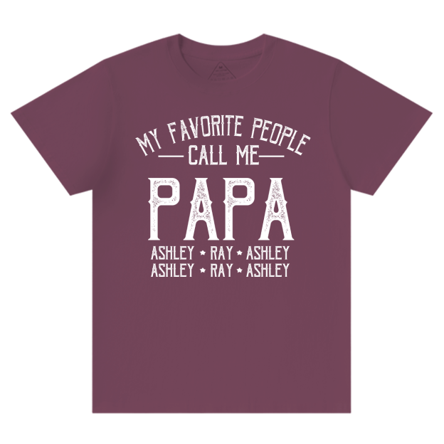Personalized Grandpa Shirt With Name