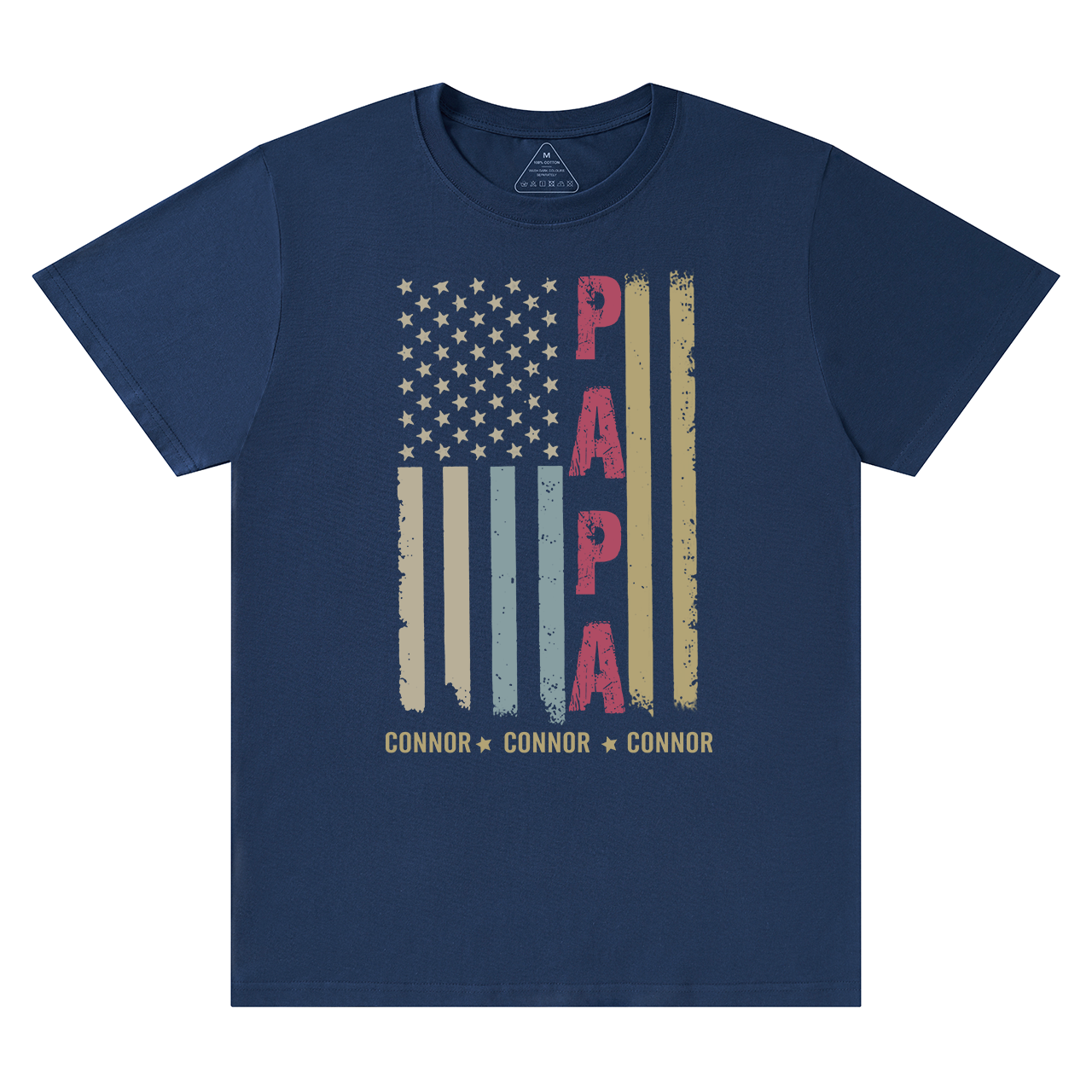 Personalized Grandpa US Flag Shirt Sale-Beepumpkin™