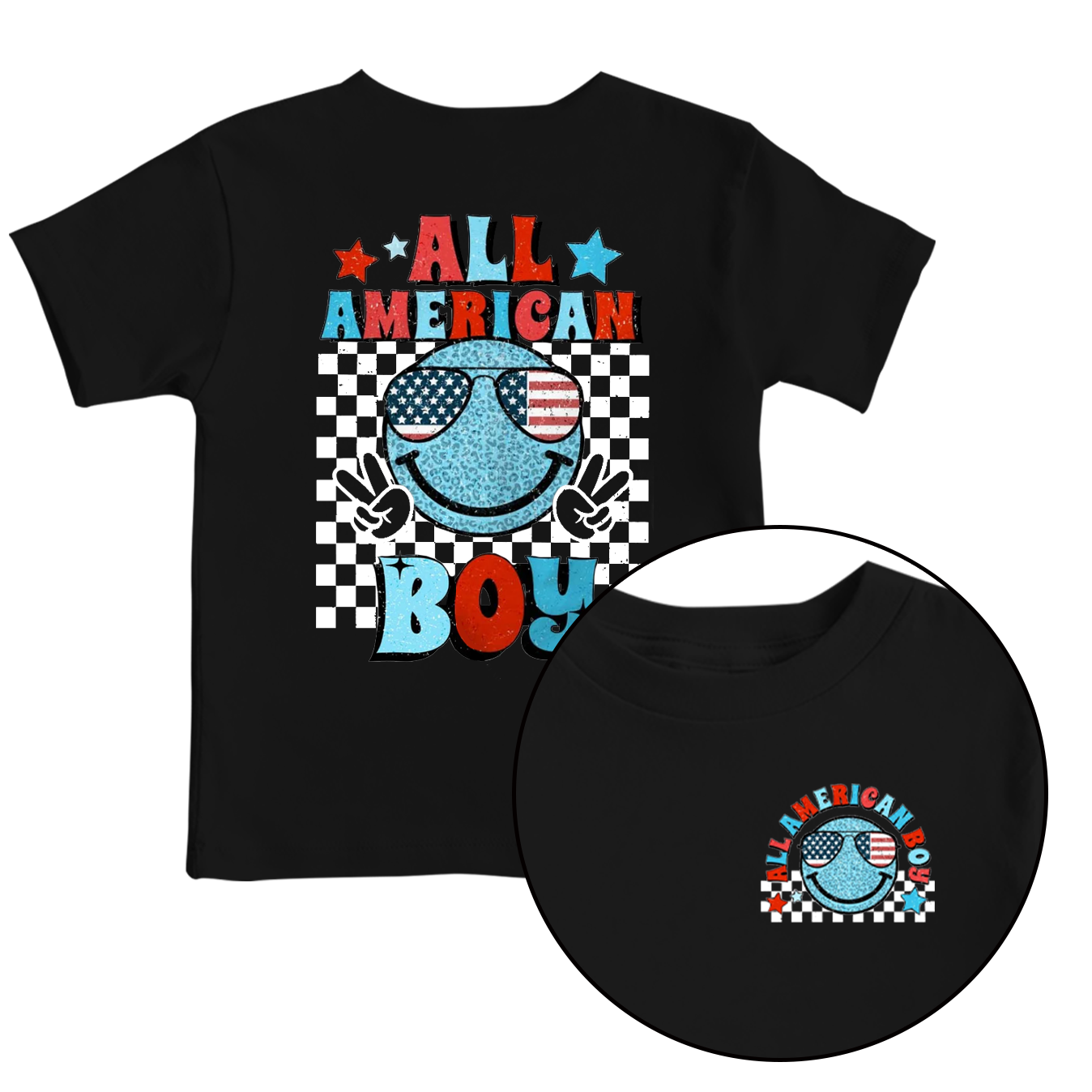 All American Boy Toddler&Kid's Tees Beepumpkin 