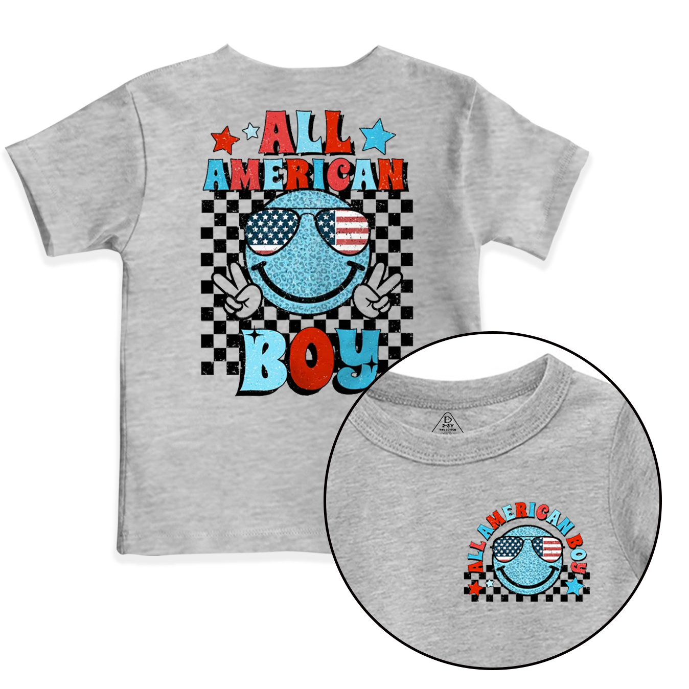 All American Boy Toddler&Kid's Tees Beepumpkin 