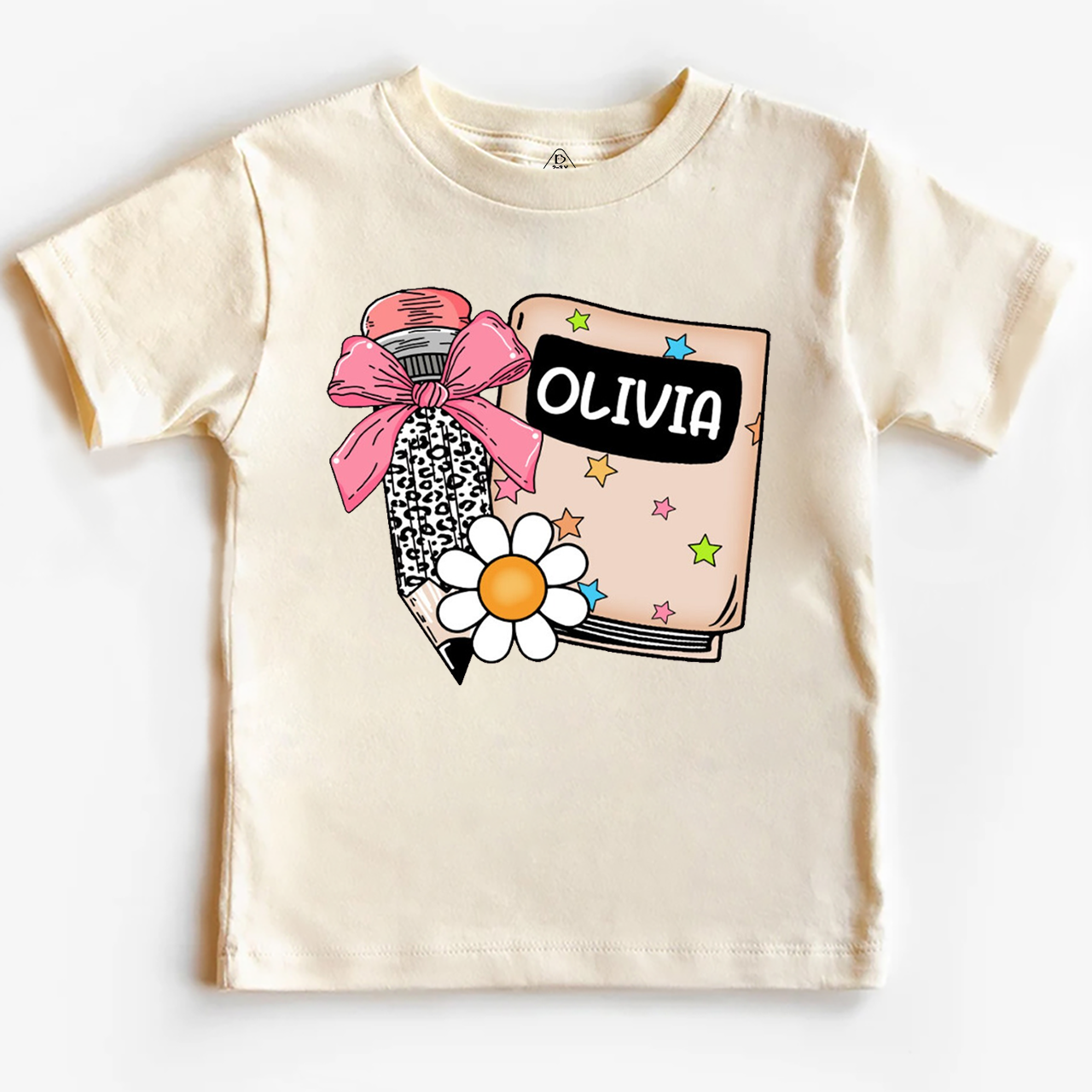 Personalized Name Back To School Toddler&Kid's Tees Beepumpkin