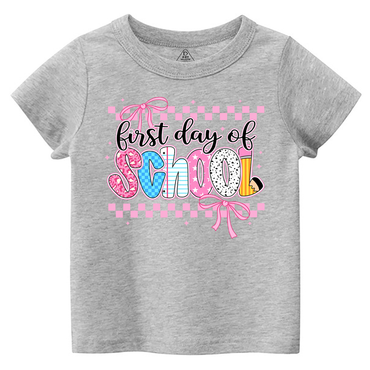 Coquette First Day Of School Toddler&Kid's Tees Beepumpkin 