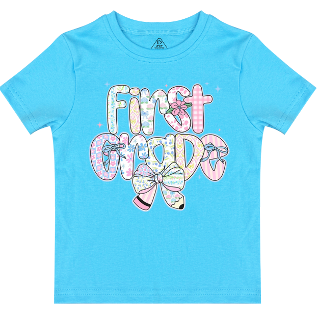 Personalized Preppy Back To School Floral Bundle Toddler&Kid's Tees Beepumpkin 