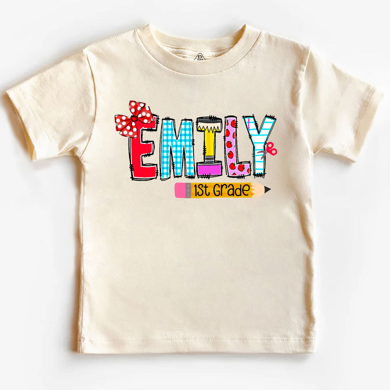 Personalized Name First Day Of School Toddler&Kid's Tees Beepumpkin 