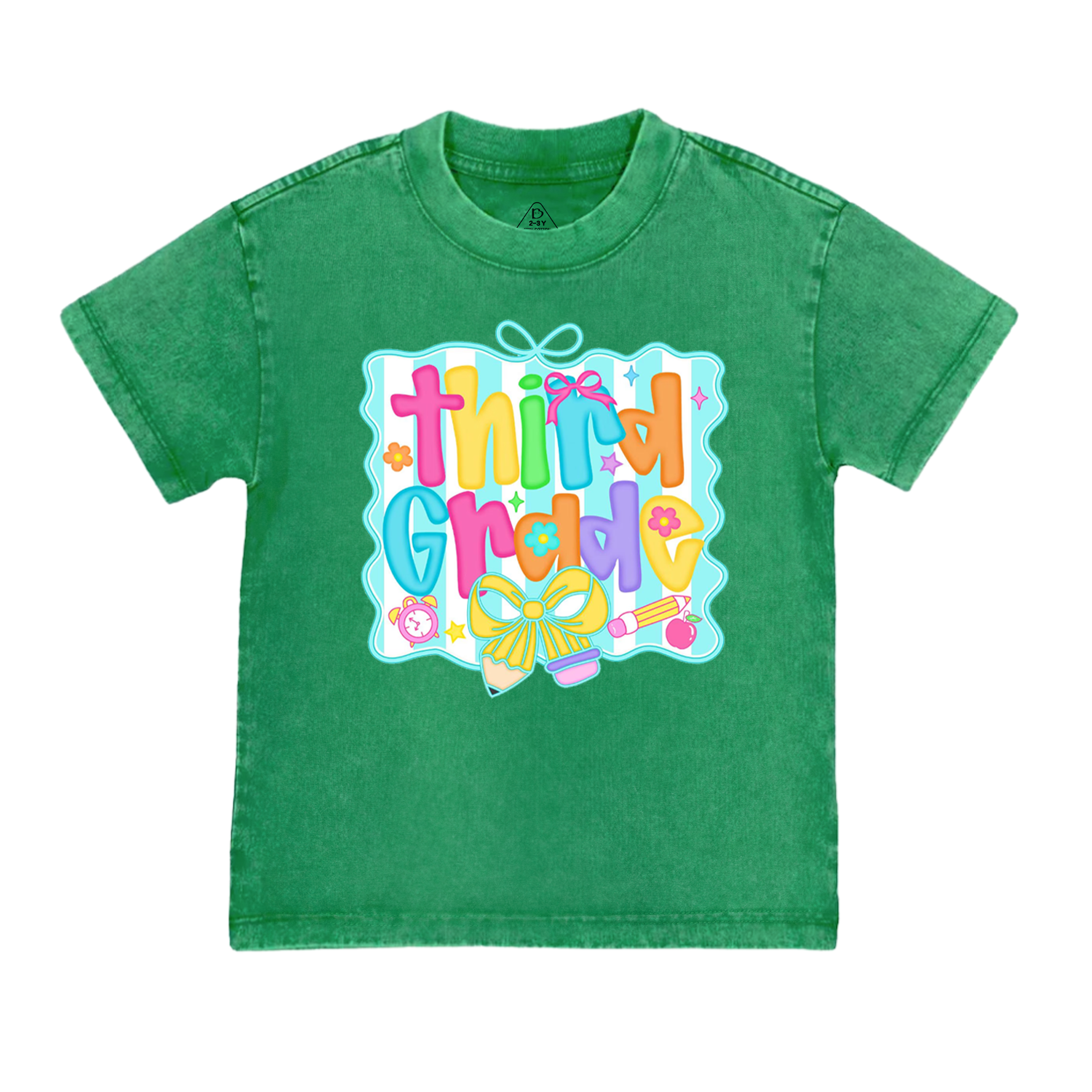 Personalized Preppy Back to School Bundle Toddler&Kids Washed Tees