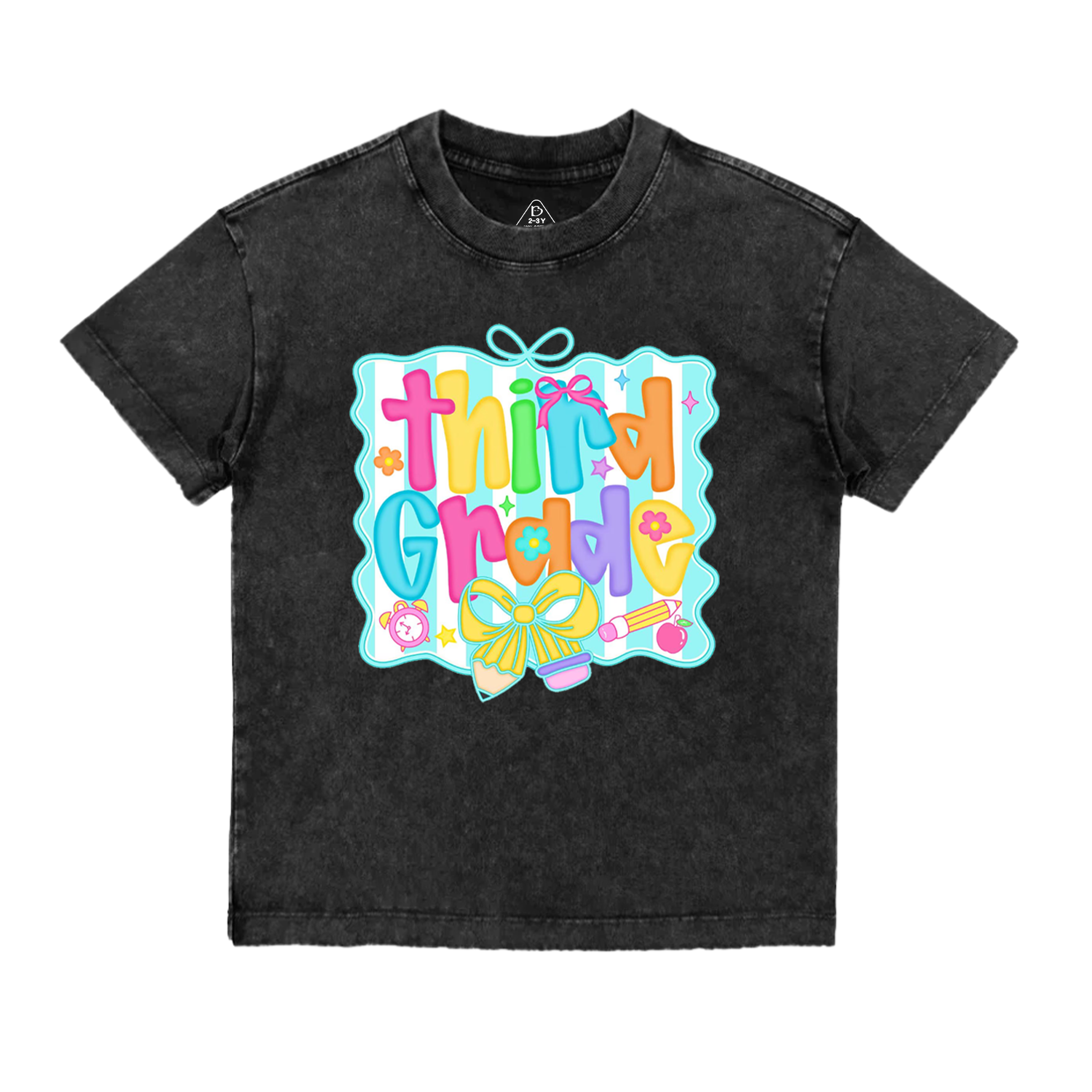 Personalized Preppy Back to School Bundle Toddler&Kids Washed Tees