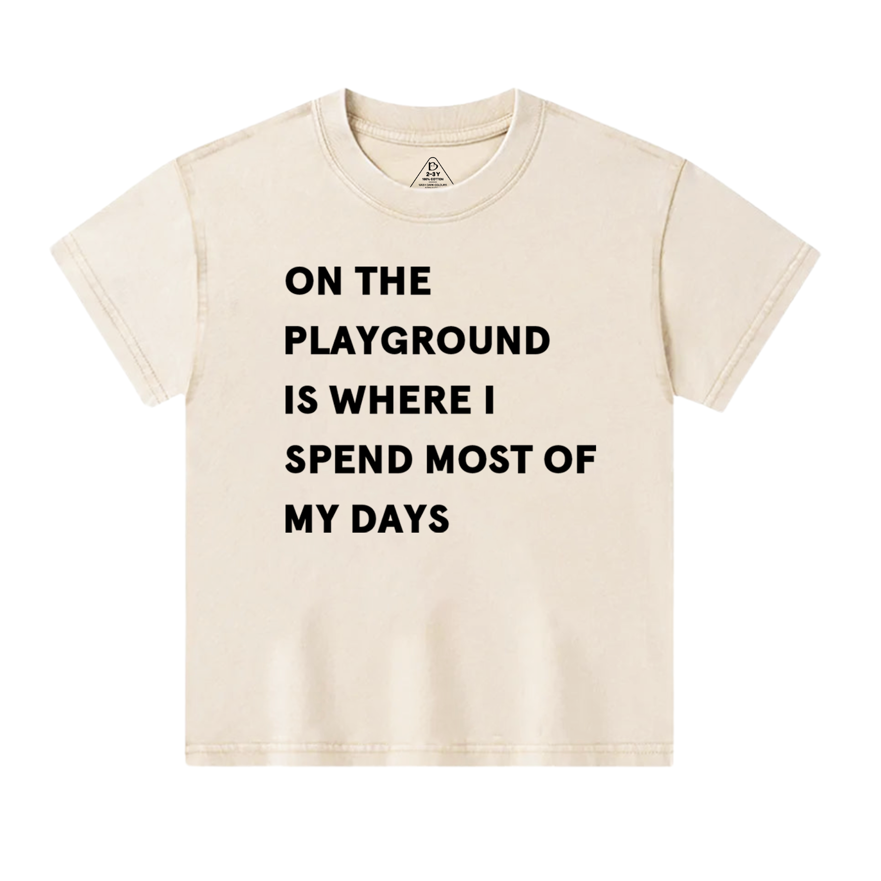 Back To School Toddler&Kids Washed Tees