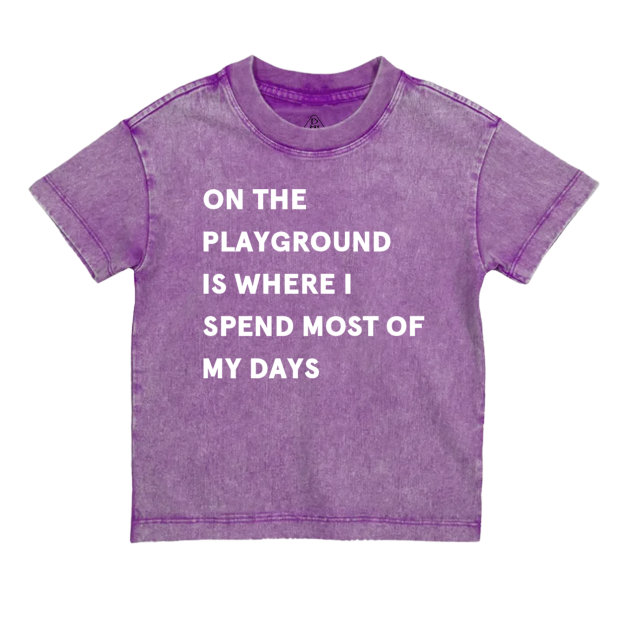 Back To School Toddler&Kids Washed Tees
