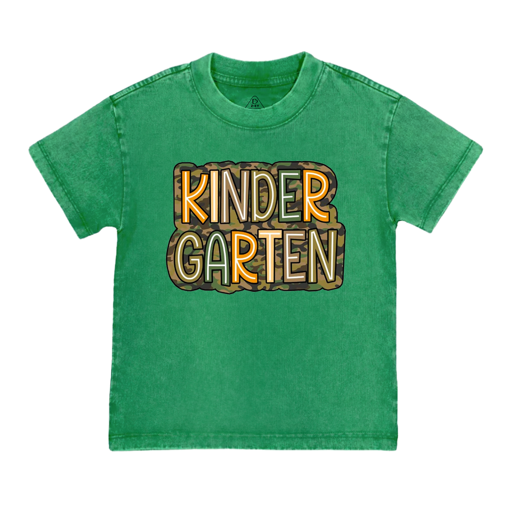 Personalized Camouflage Grade Toddler&Kids Washed Tees