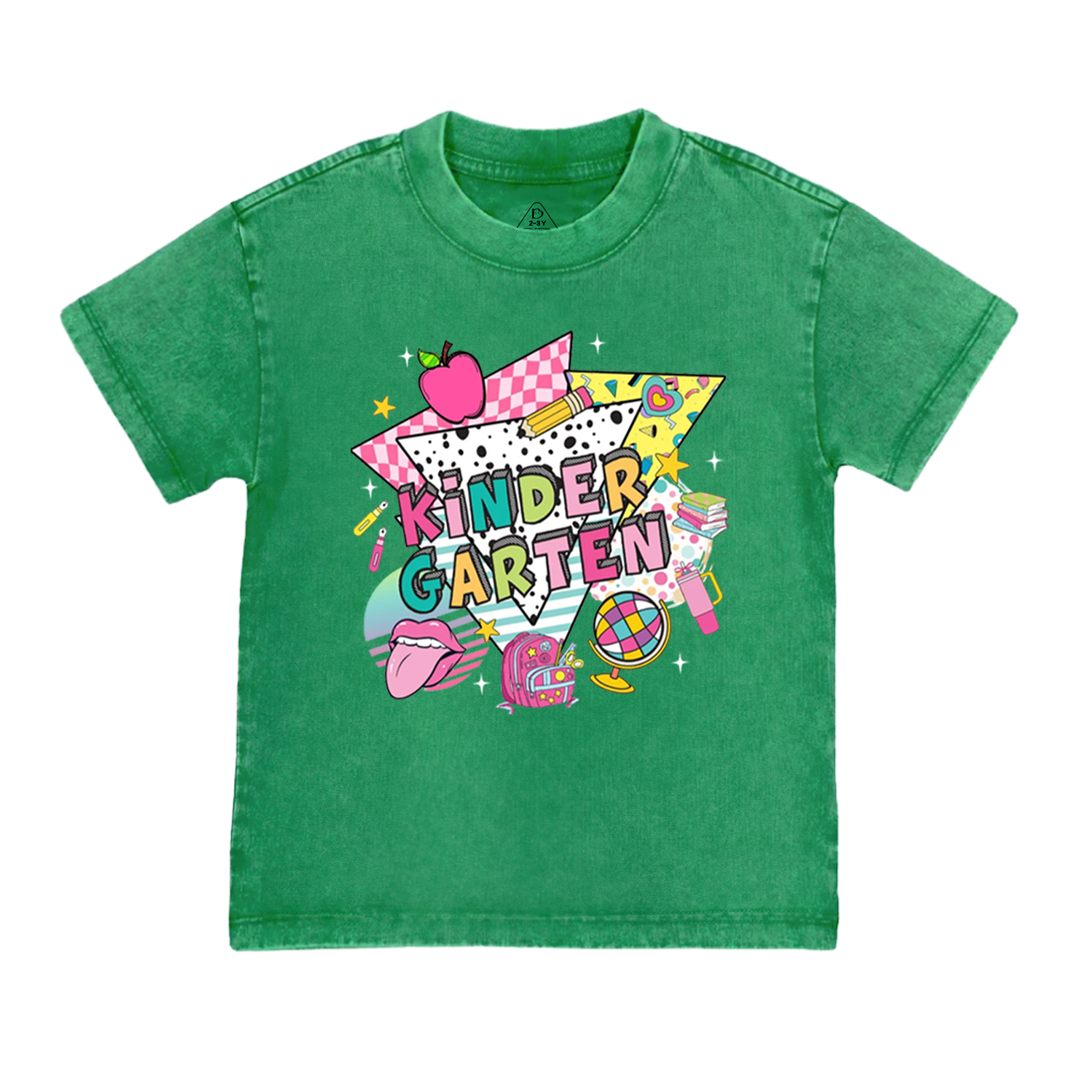 Personalized First Day Of School Toddler&Kids Washed Tees