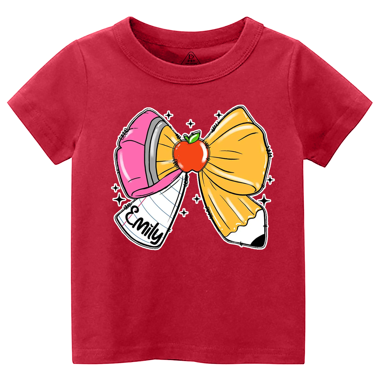 Personalized Pencil Name Toddler&Kid's Tees Beepumpkin 