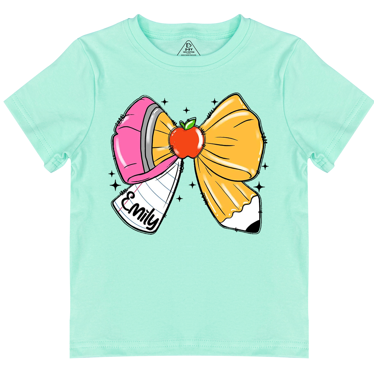 Personalized Pencil Name Toddler&Kid's Tees Beepumpkin 