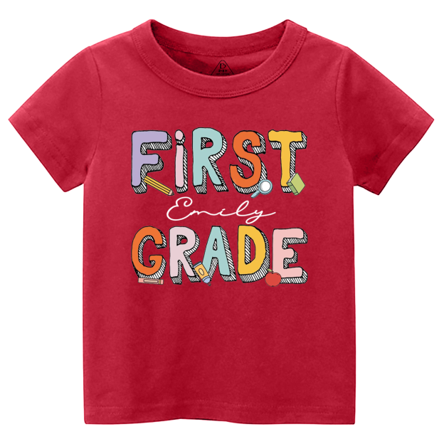 Personalized Back to School Bundle Toddler&Kid's Tees Beepumpkin 