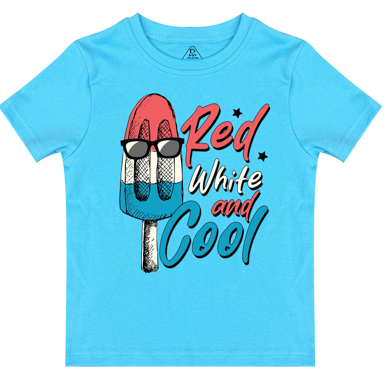 Red, White And Cool Toddler&Kid's Tees Beepumpkin 