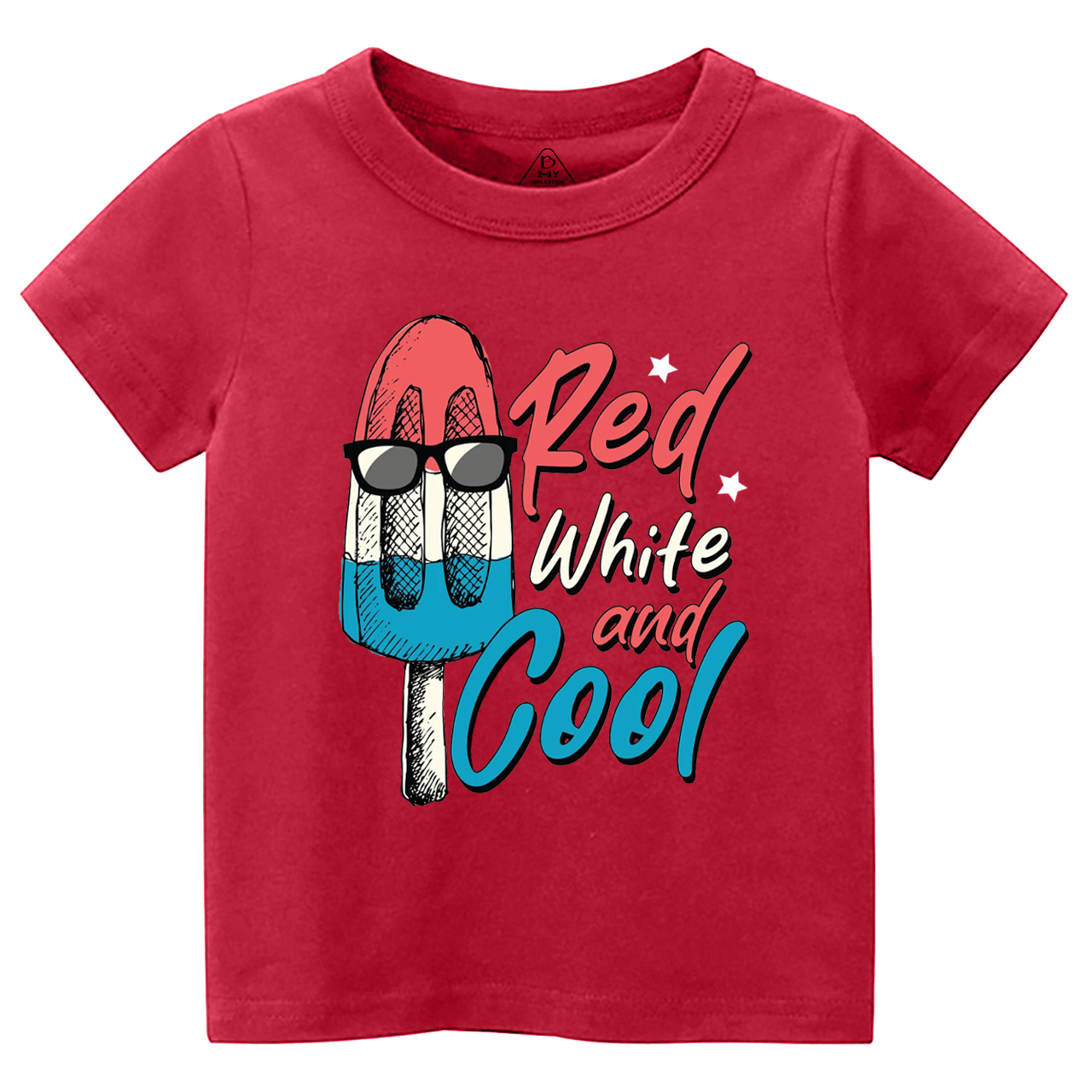 Red, White And Cool Toddler&Kid's Tees Beepumpkin 